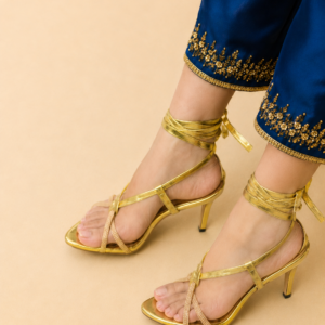 midnight gala golden heels