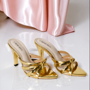 golden color heel