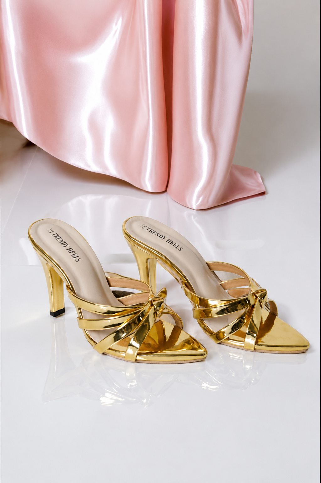 golden color heel golden color heel